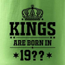 Kings are born in vlastní ročník