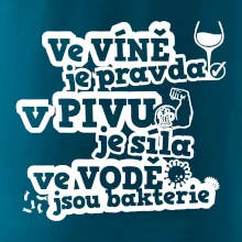 Ve víně je pravda, v pivu síla, ve vodě bakterie