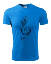 Houslový klíč kytky