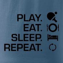 Stolní tenis - eat sleep
