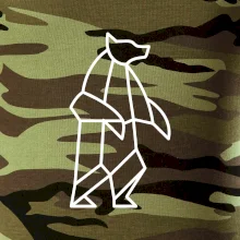 Geometrie lední medvěd stojící