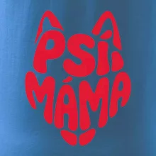 Psí máma nápis v hlavě