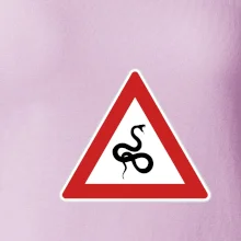 Dopravní značka - Pozor had