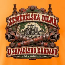 Zemědělská dílna u zapadlého kardanu