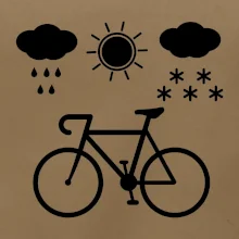 Cyklista za každého počasí