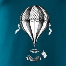 Horkovzdušný balón  kreslený