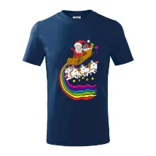 Santa a jednorožci (Pecka design)