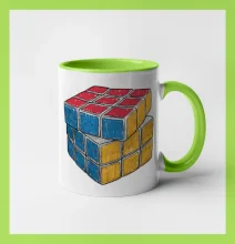 Rubikova kostka kreslená