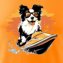 Border Kolie na vodním skútru