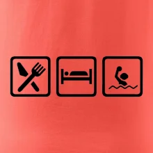 Eat sleep vodní pólo v řadě