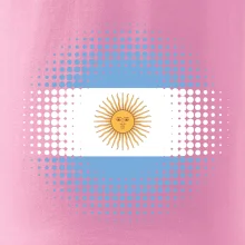 Argentina vlajka tečkovaná