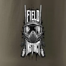 Černobílá maska field instinct paintball