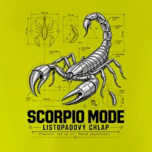 Listopadový štír technický nákres scorpio mode