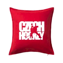 Czech hockey - nápis s hokejistou - Mistrovství světa v ledním hokeji 2026