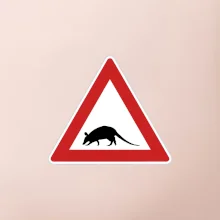 Dopravní značka - krysa