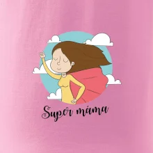Kreslený obrázek Super máma