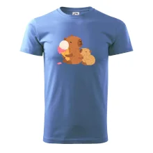 Kapybara se zmrzlinou