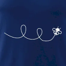 Dráha letu včely - smyčka