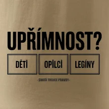 Upřímnost dětí opilci a legíny
