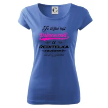 Je těžké být princezna - ředitelka