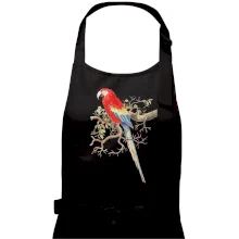 Papoušek na listnatém stromě