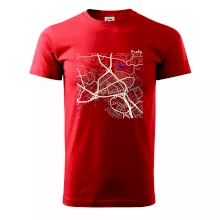 Praha - 14100 mapa s vodními toky