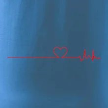 Poker EKG srdce červené