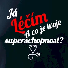Já léčím - tvoje superschopnost? Šikmý nápis