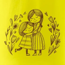 Matka a dcera v objetí