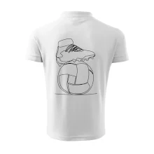 Fotbalový míč kopačka jedním tahem