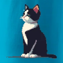 Mourovatá kočka pixel