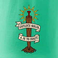 Geodet zatluču kolík a je to svatý