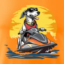 Chrt na vodním skútru