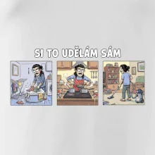 Si to udělám sám - dlouhé vlasy a knír