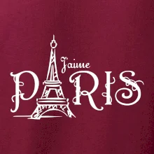 Paris nápis Eiffelovka rovný