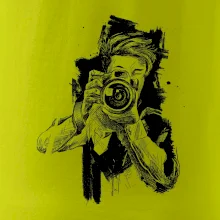 Fotograf kreslený tužkou