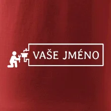 Instalatér - jméno v rámečku