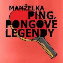 Manželka ping pongové legendy