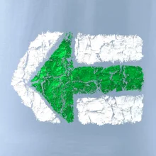 Párová turistická značka zelená