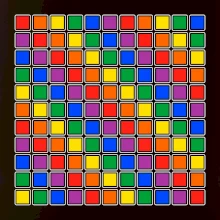 LGBT duhový čtverec