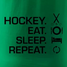 Pozemní hokej eat sleep repeat