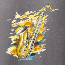 Saxofon malovaný