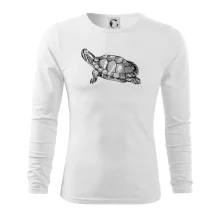 Tužkou kreslená želva