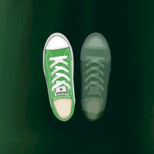 Párové boty - zelené