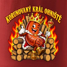 Korunovaný král ohniště