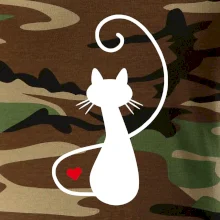 Zamilovaná kočka zpředu