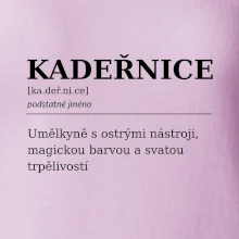 Kadeřnice umělkyně s ostrými nástroji
