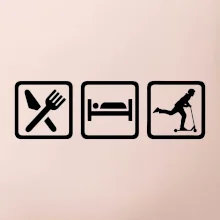 Eat sleep koloběh - koloběžka