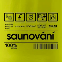Čárový kód - sauna Čárový kód - sauna