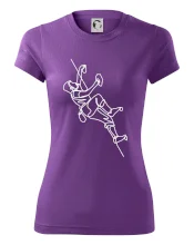 Lezecká stěna jedním tahem